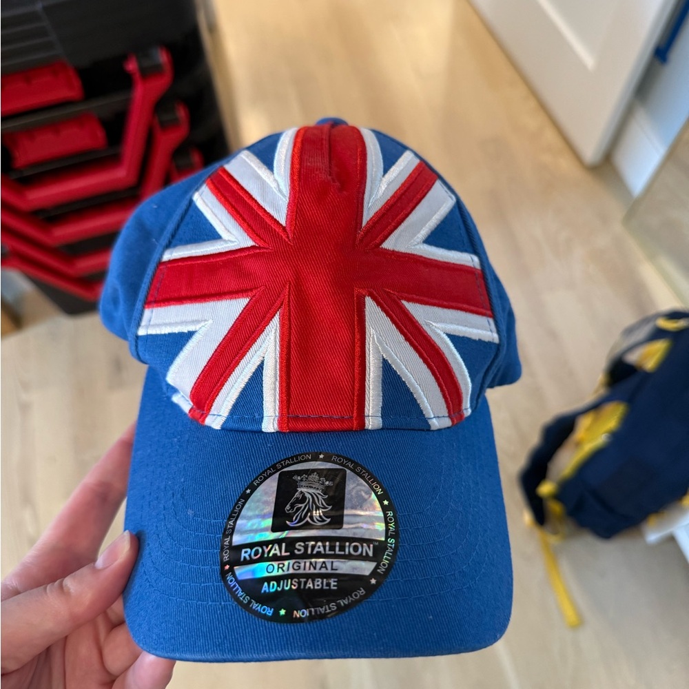 Blue Cap with Union Jack Design
